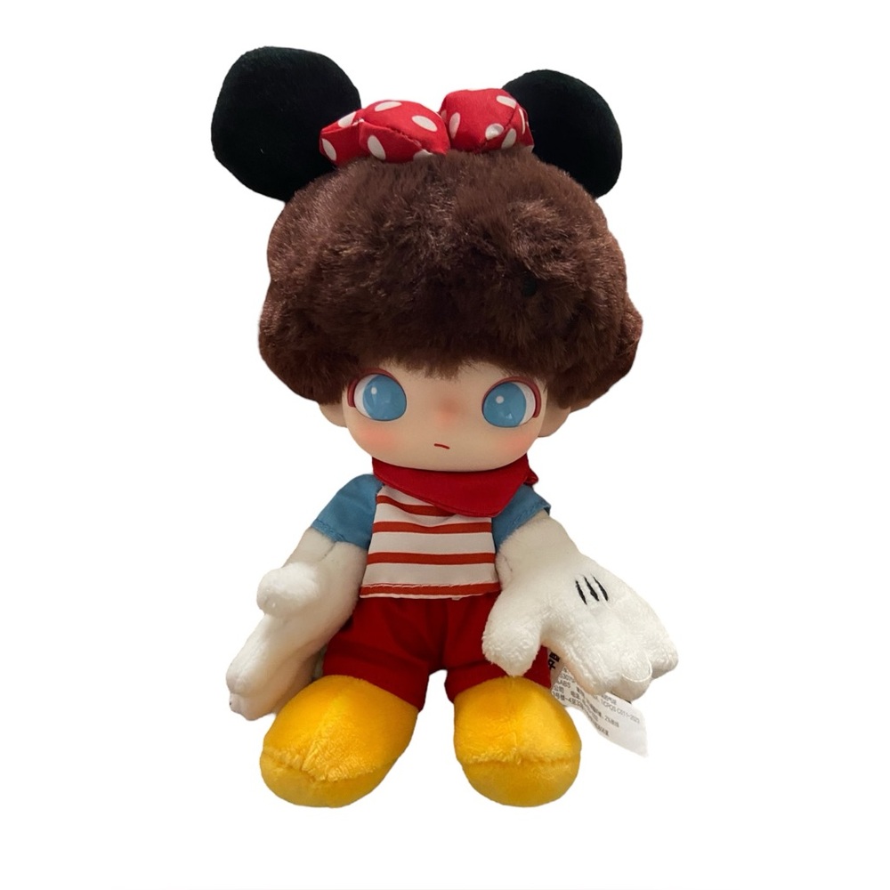 Pop Mart Dimoo Mickey Mouse Adorable Plush Toy with Red and Yellow Outfit - Picture 4 of 10
